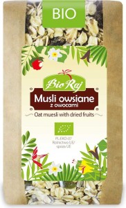 OAT MUESLI WITH FRUITS BIO 300 g - BIO RAJ