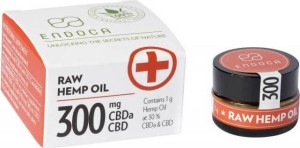 Hemp paste Golden RAW 30% 300mg CBDa+CBD 1g Endoca