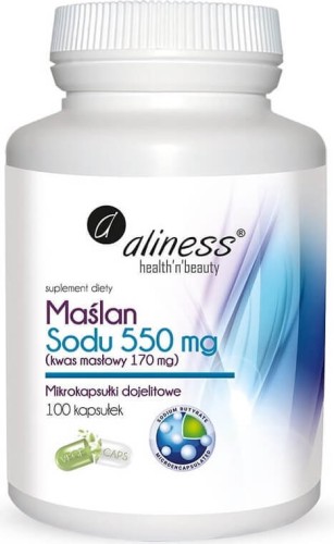 Natriumbutyraatboterzuur 550 mg 100 capsules Aliness