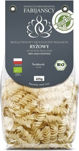 PASTA (WHITE RICE) FUSILLI GLUTEN-FREE BIO 225 g - FABIJAŃSCY