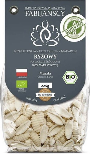 Pasta (white rice) gnocchi sardi gluten-free BIO 225 g - Fabijańscy