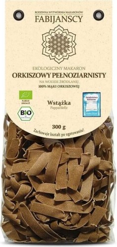 PASTA (SPELT) WHOLEGRAIN PAPPARDELLE BIO 300 g - FABIJAŃSCY
