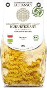 PASTA (CORN) FUSILLI GLUTEN-FREE BIO 250 g - FABIJAŃSCY