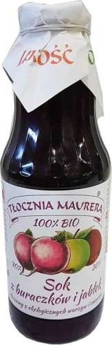 BEETROOT JUICE WITH APPLE BIO 700 ml - TŁOCZNIA MAURERA
