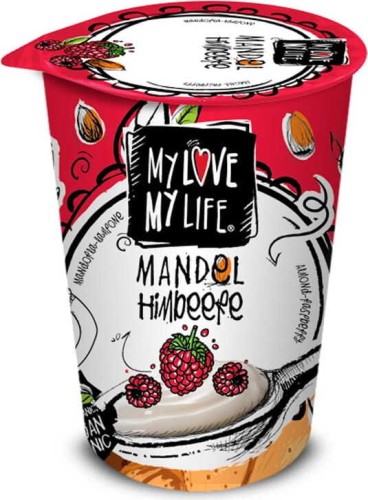 (CHŁODNICZE) ALMOND PRODUCT RASPBERRY BIO 180 g - MY LOVE MY LIFE
