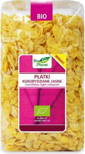 PŁATKI KUKURYDZIANE JASNE BIO 250 g - BIO PLANET