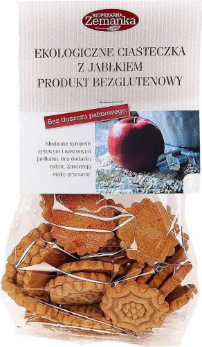 CIASTECZKA Z JABŁKIEM BEZGLUTENOWE BIO 100 g - ZEMANKA