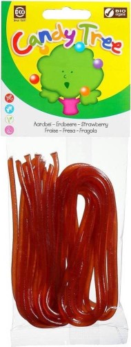 Jellies thread with strawberry flavor gluten free BIO 75 g - CANDY TREE