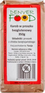 Carob powder (Gluten-free)  350g Denver Food