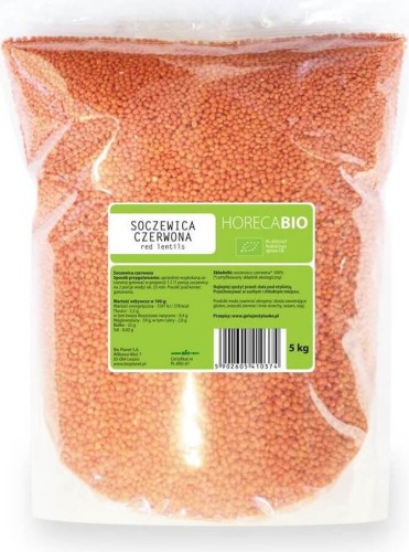 VERRES ROUGES BIO 5 kg - HORECA