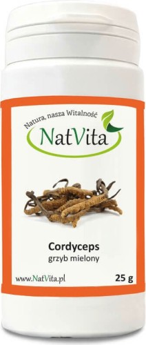 Cordyceps Paddestoel Gemalen Paddestoel Chinese Cordyceps 25g NatVita