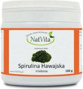 Poudre d'eau douce de spiruline hawaïenne 50g Natvita