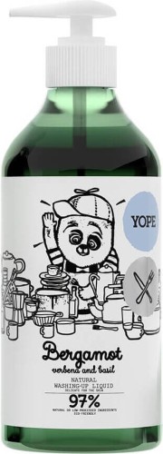 Natural dishwashing liquid Bergamot verbena and basil 750ml Yope
