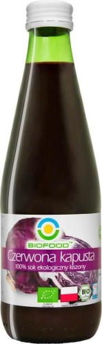 SOK Z CZERWONEJ KAPUSTY KISZONEJ BIO 300 ml - BIO FOOD