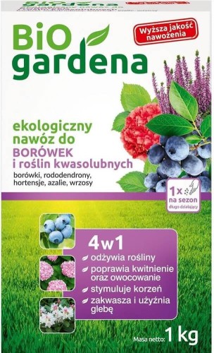 Fertilizer for blueberries and acidophilic plants EKO 1kg - Bio Gardena