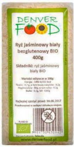 Jasmijn witte rijst glutenvrij BIO 400g Denver Food