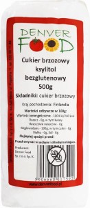 Finnish birch sugar xylitol gluten-free 500g Denver Food
