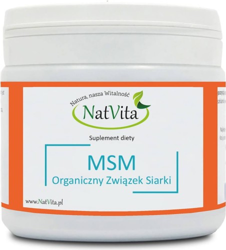 MSM Organic compound sulfur powder 250g NatVita