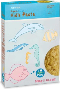 PASTA (SEMOLINE) FOR KIDS OCEAN BIO 300 g - ALB-GOLD (KID'S PASTA)
