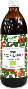 SOK Z DZIKIEJ ROŻY BIO 500 ml - BIO PLANET