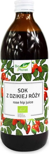 SOK Z DZIKIEJ ROŻY BIO 500 ml - BIO PLANET