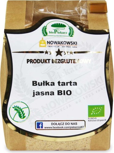 BREADCRUMBS GLUTEN-FREE BIO 300 g - BIOPIEKARZ NOWAKOWSKI TRADYCJA