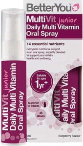 Multiwitamina Junior w sprayu MultiVit Junior Dail Multi Vitamin Oray spray 48 porcji 25ml  BetterYou