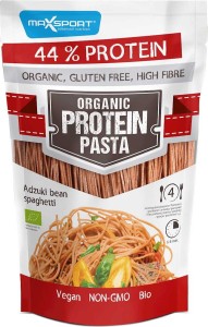 MAKARON (Z CZERWONĄ FASOLĄ ADZUKI) SPAGHETTI BEZGLUTENOWY BIO 200 g - MAXSPORT