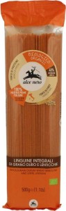 PASTA (SEMOLINE WITH RED LENTIL) SPAGHETTI BIO 500 g - ALCE NERO