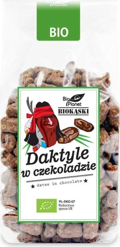 DAKTYLE W SUROWEJ CZEKOLADZIE BIO 250 g - BIO PLANET