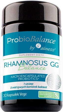 ProbioBalance Rhamnosus GG Micro-ingekapseld probioticum 1 stam 5 miljard bacteriën 30 capsules Aliness