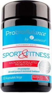 ProbioBalance Sport & Fitness Microencapsulated probiotic 14 strains 30 billion bacteria 30 capsules Aliness