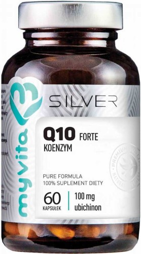 Coenzyme Q10 100mg Ubichinon 60 capsules MyVita Silver Pure