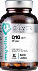 Koenzym Q10 100 mg Ubichinon 30 kapsułek MyVita Silver Pure