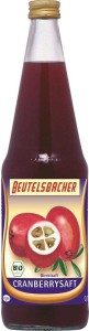 CRANBERRY JUICE BIO 700 ml - BEUTELSBACHER