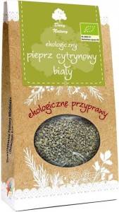 PIEPRZ BIAŁY CYTRYNOWY BIO 50 g - DARY NATURY