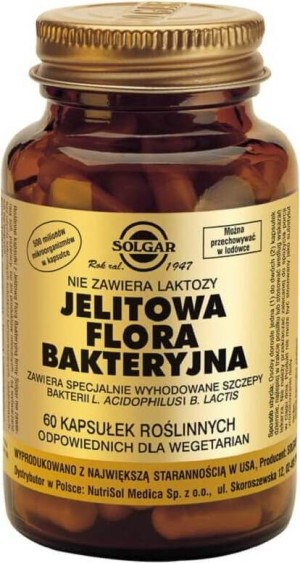 Intestinal bacterial flora L. Acidophilus 60 capsules Solgar