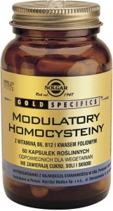 Homocysteine modulators with vitamin B6 b12 and folic acid 60 capsules Solgar
