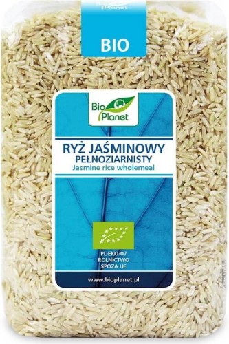 RYŻ JAŚMINOWY PEŁNOZIARNISTY BIO 1 kg - BIO PLANET