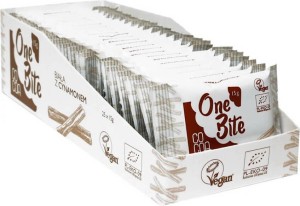 ONE BITE WITTE TAFEL MET KANEEL BIO 15 g - CACAO