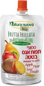 APPLE-PEAR-SWEET POTATO PUREE BIO 100 g - NATURA NUOVA