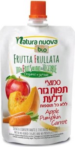 APPLE-CARROT-PUMPKIN PUREE BIO 100 g - NATURA NUOVA