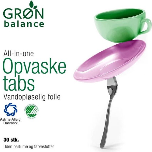 COMPRIMÉS POUR LAVE-VAISSELLE 30 pcs - GRON BALANCE