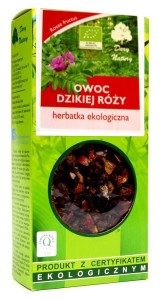 HERBATKA OWOC DZIKIEJ RÓZY BIO 50 g - DARY NATURY