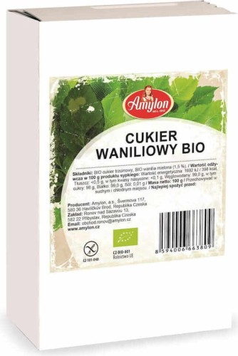 VANILLA SUGAR BIO 100 g - AMYLON