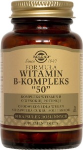 Formula of vitamin B-Complex 50 capsules Solgar