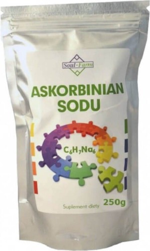 ASKORBINIAN SODU PROSZEK 250 g - SOUL FARM