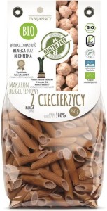 PASTA (CHICKPEAS) PENNE GLUTEN-FREE BIO 250 g - FABIJAŃSCY