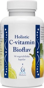 Vitamin C with bioflavonoids C-vitamin Bioflav 90 capsules Holistic