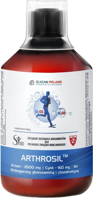Organic silicon glucosamine and chondroitin Si 2500mg Arthrosil 500ml Glycan Group